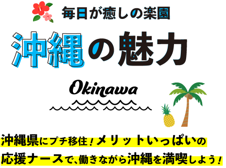 毎日が癒しの楽園、沖縄の魅力