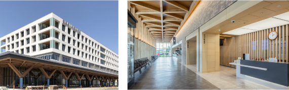 愛媛県立新居浜病院外観・内観画像