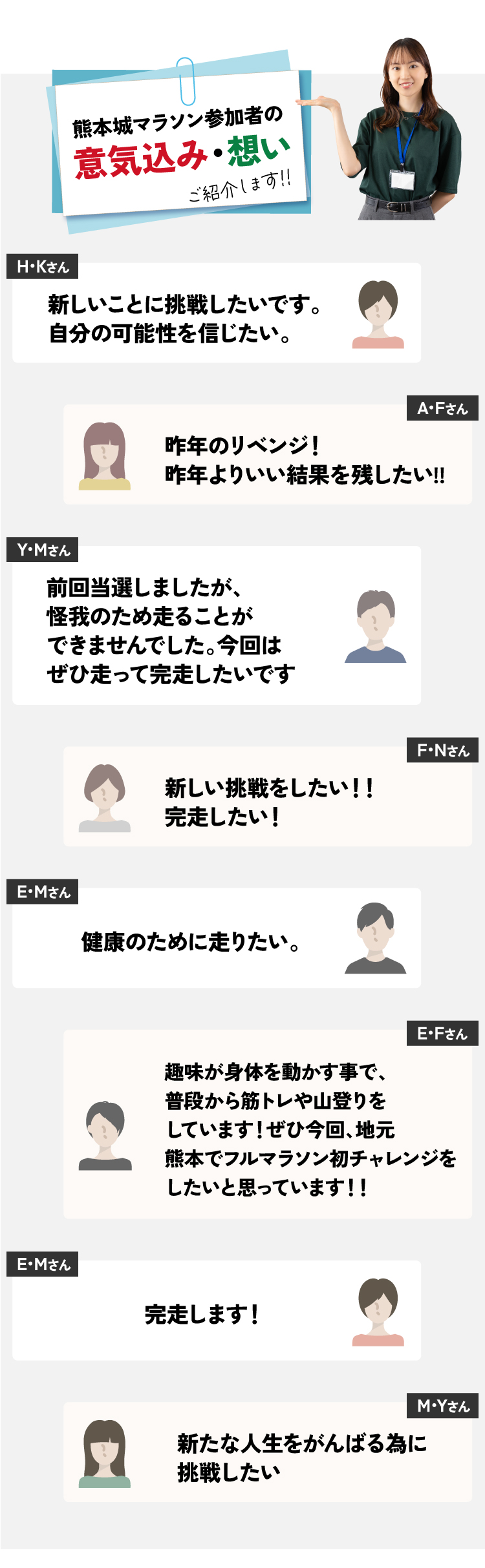 参加者の意気込み・想いのご紹介